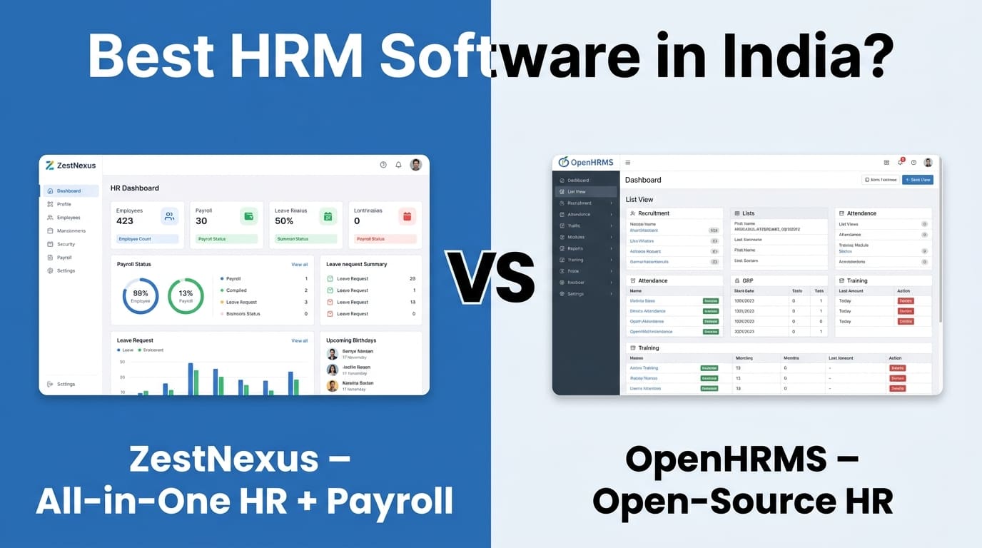 ZestNexus vs OpenHRMS