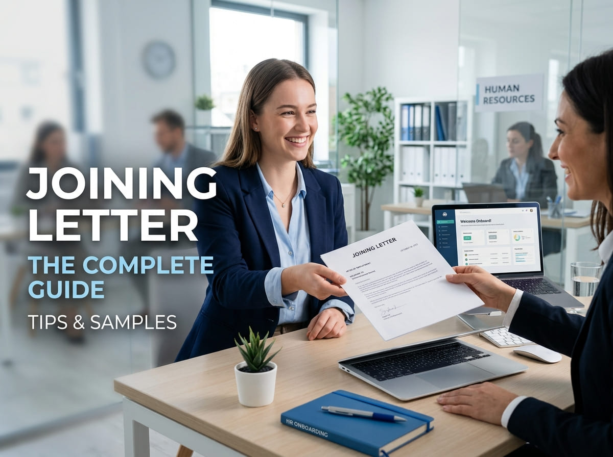 How to Create a Joining Letter Format