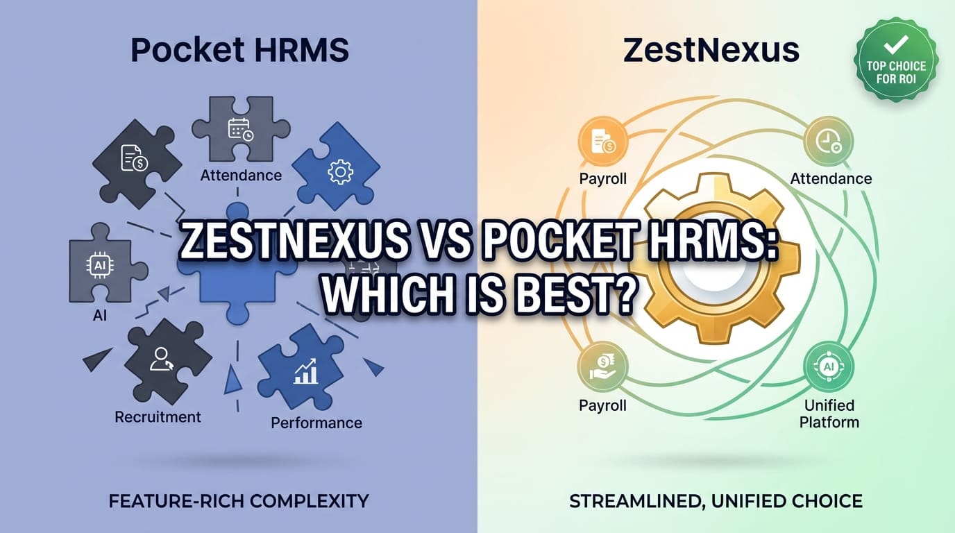 ZestNexus vs Pocket HRMS: Best HRMS Software in India for 2026